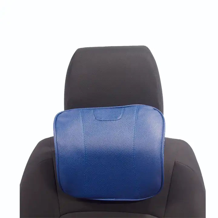 Premium Memory Foam Neck Pillow: Factory Direct Outlet for High-Quality Car Headrest Neck Pillows with Leather Finish - Grade A Adult Comfort - Delicate Leather