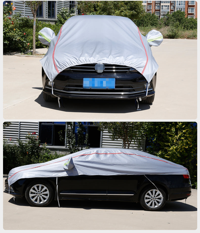 Car Clothing Half Cover - Rain Protection, Sun Protection, Heat Insulation - Delicate Leather