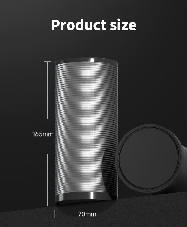 Car Storage Box - Portable Drive Bin Wastebasket Multi-function Car Garbage Bin, Car Accessories - Delicate Leather