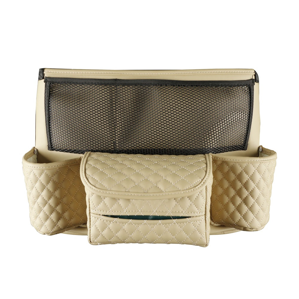 Leather Car Organizer - Back Seat Storage - Delicate Leather