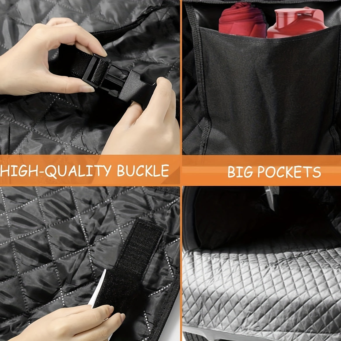 Hot Luxury Universal Size Rear Dog Cushion SUV Car Trunk Cargo Boot Protector