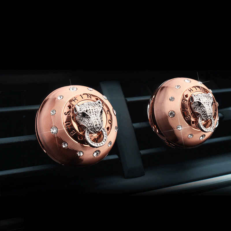 Perfume Oil Vent Clip Car Air Freshener - Delicate Leather