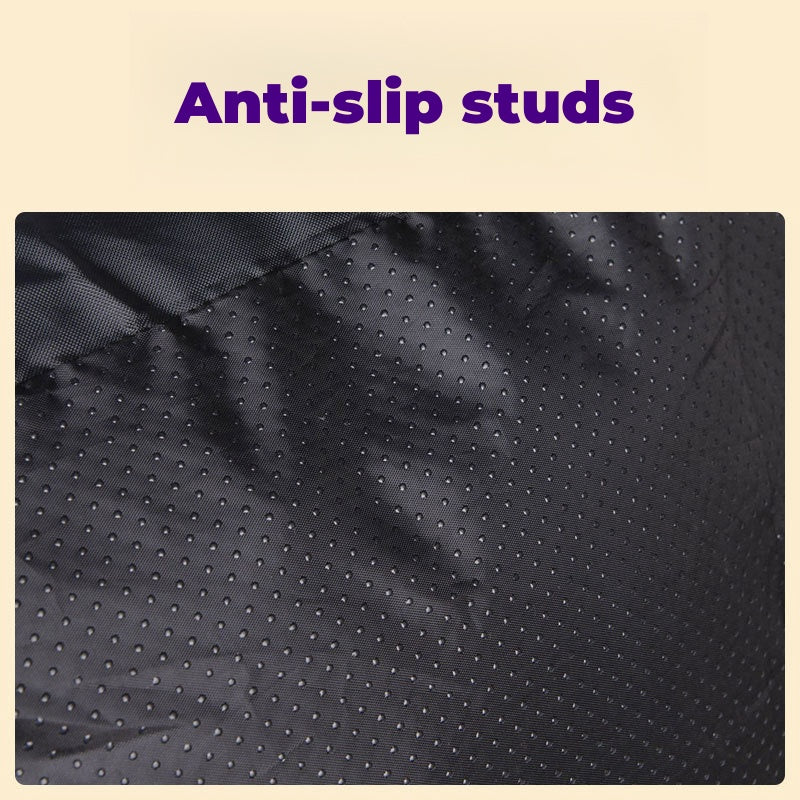 Dog Car Seat Detachable and Washable Dog Booster Seats with Side Pockets and Clip-On Leash Portable Dog Car Travel Carrier Bed - Delicate Leather