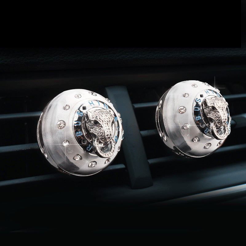 Perfume Oil Vent Clip Car Air Freshener - Delicate Leather