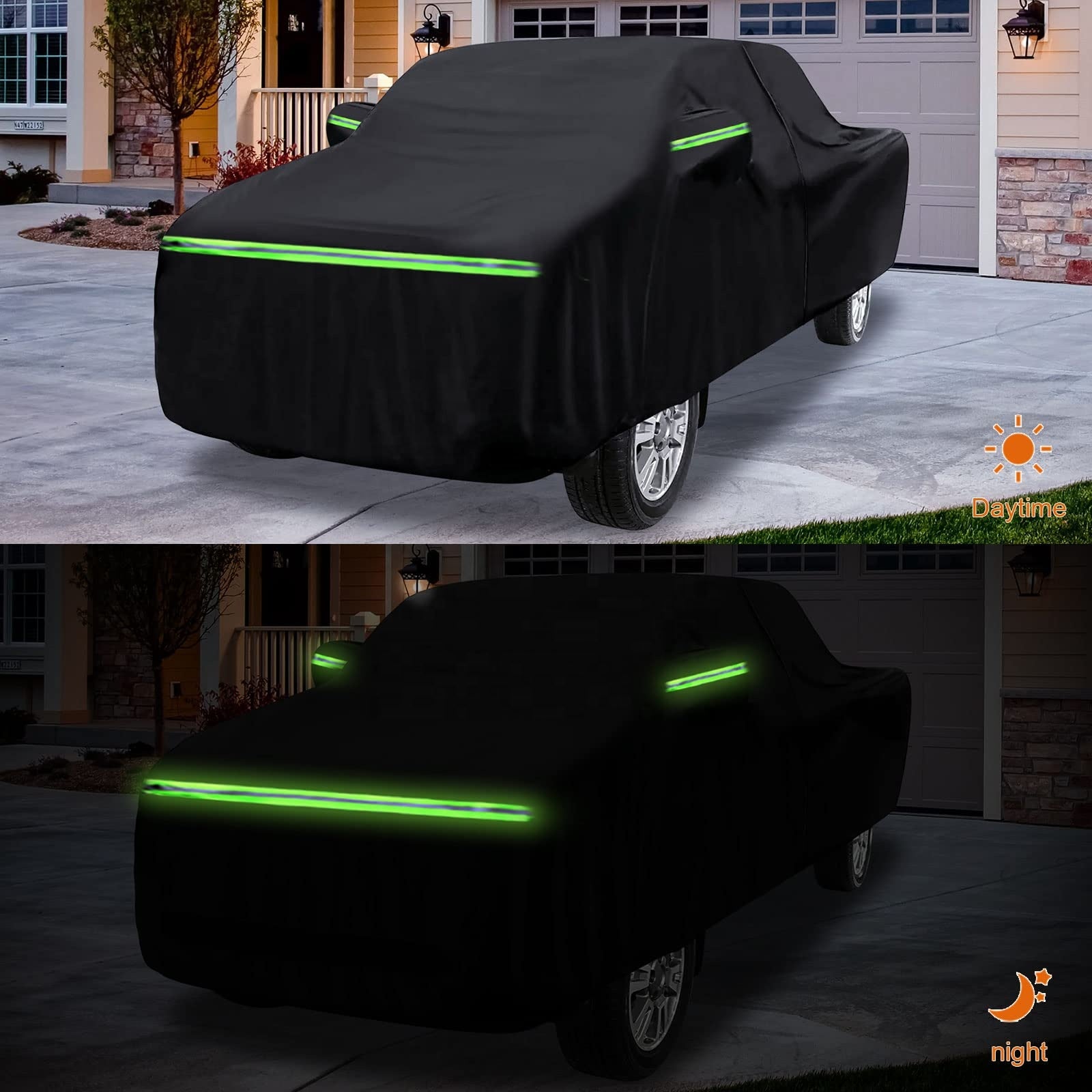 Waterproof Truck Cover for Double Cab 5ft, 6 Layers All-Weather Truck Cover