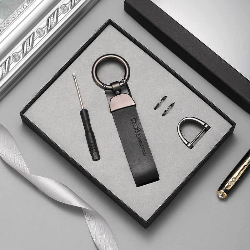 High Quality Colorful Blank Keychain - Customizable PU Leather Car Key Ring