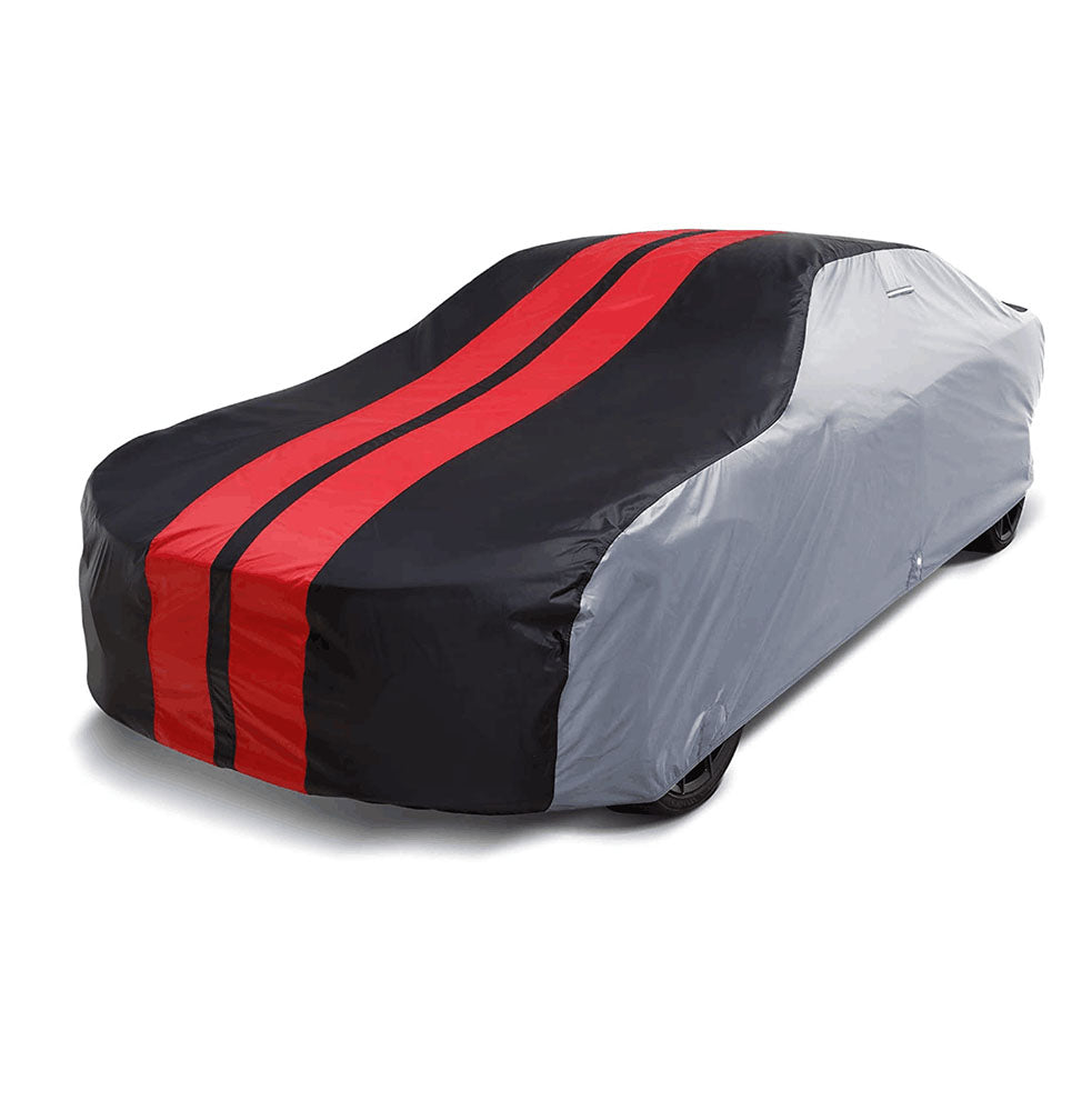 Outdoor Full Car Cover - Waterproof, Dustproof, Windproof, UV Protective Cover - Delicate Leather