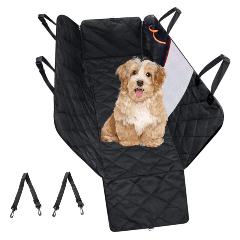 Waterproof Dog Car Seat Cover - Luxury Travel Leather Back, Multifunctional Pet Car Seat Cover - Delicate Leather