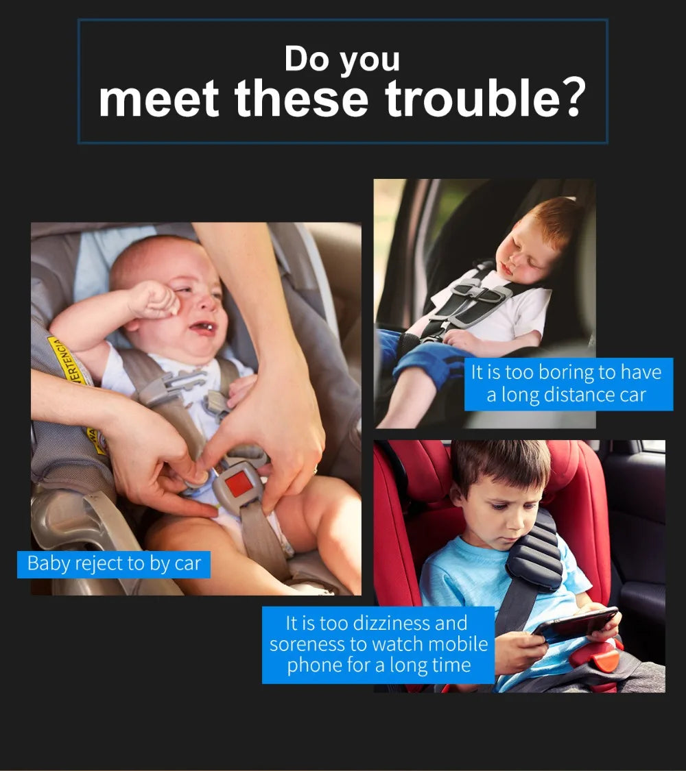 Car Back Seat Mount Tablet Car Holder - Delicate Leather