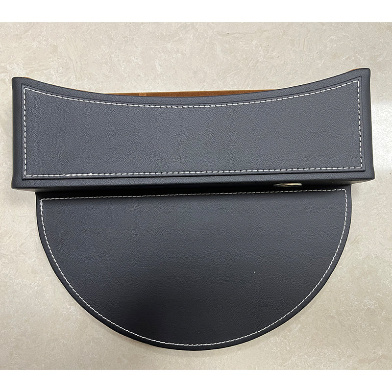 Car Seat Gap Filler Organizer, Custom For All Cars, Car Seat Clip Organizer - Seam Storage Box & Multi-functional Interior Storage Bag Seat Side Organizer - Delicate Leather