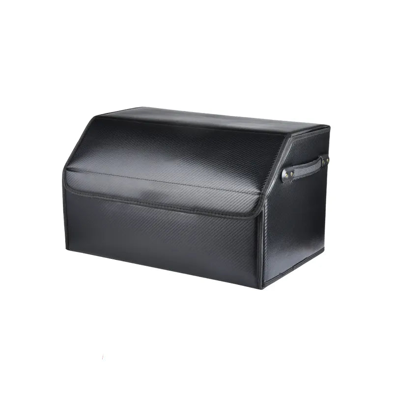 Customizable Detachable Folding Leather Car Trunk Organizer - Spacious Storage Solution - Delicate Leather