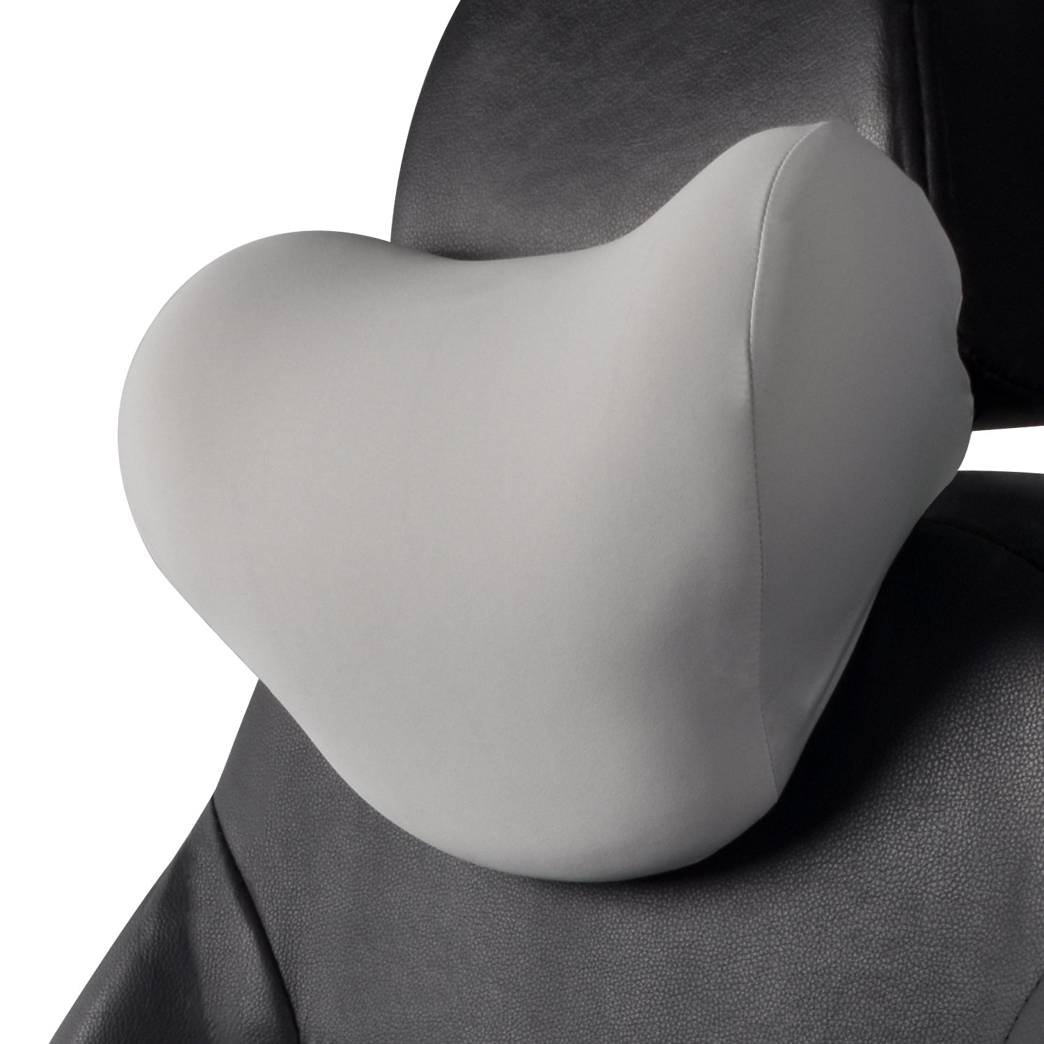 Comfortable Polyester Cotton Car Neck Pillow - Memory Foam Car Headrest Pillow - Delicate Leather