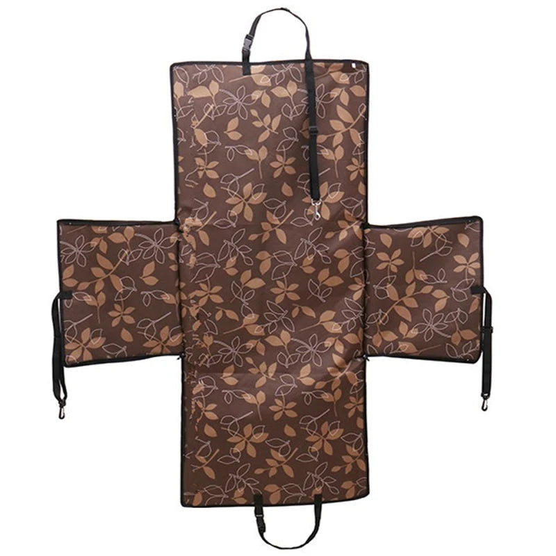 New Seat Cover for Pet Transport - Car Seat Cover, Folding Travel Bag, Waterproof Fabric Pet Transport Basket - Delicate Leather