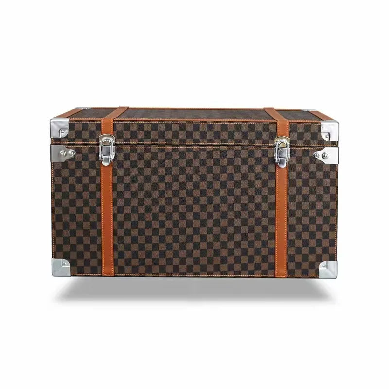 Premium Leather Collapsible Car Cargo Box - Organize Your Trunk with Style - Delicate Leather