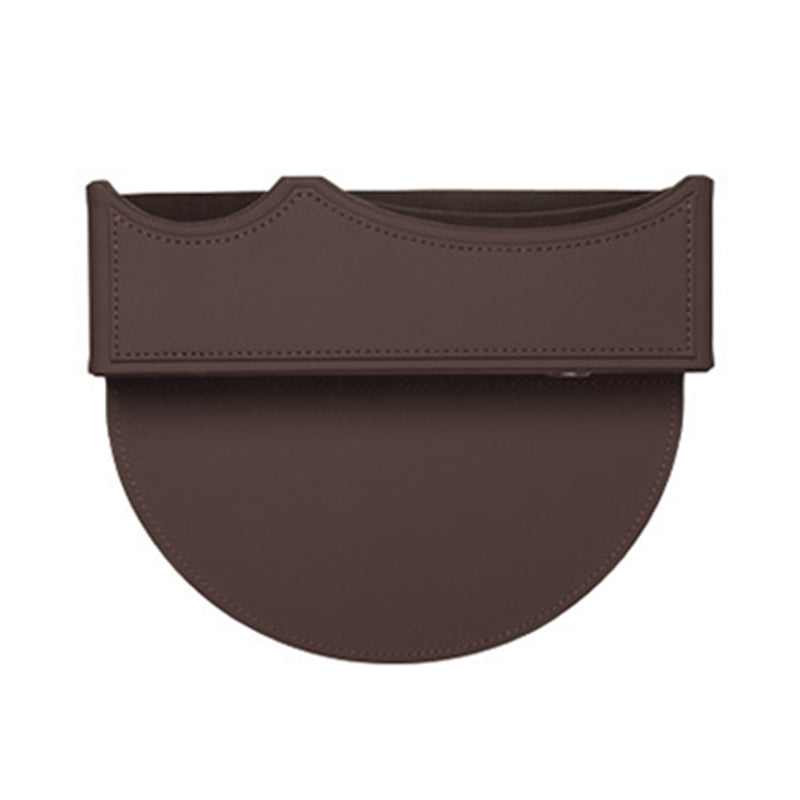 Car Seat Gap Filler Organizer, Custom For All Cars, Luxury Car Seat Side Organizer - Seat Gap Storage Box & Seat Clearance Storage Organizer - Delicate Leather