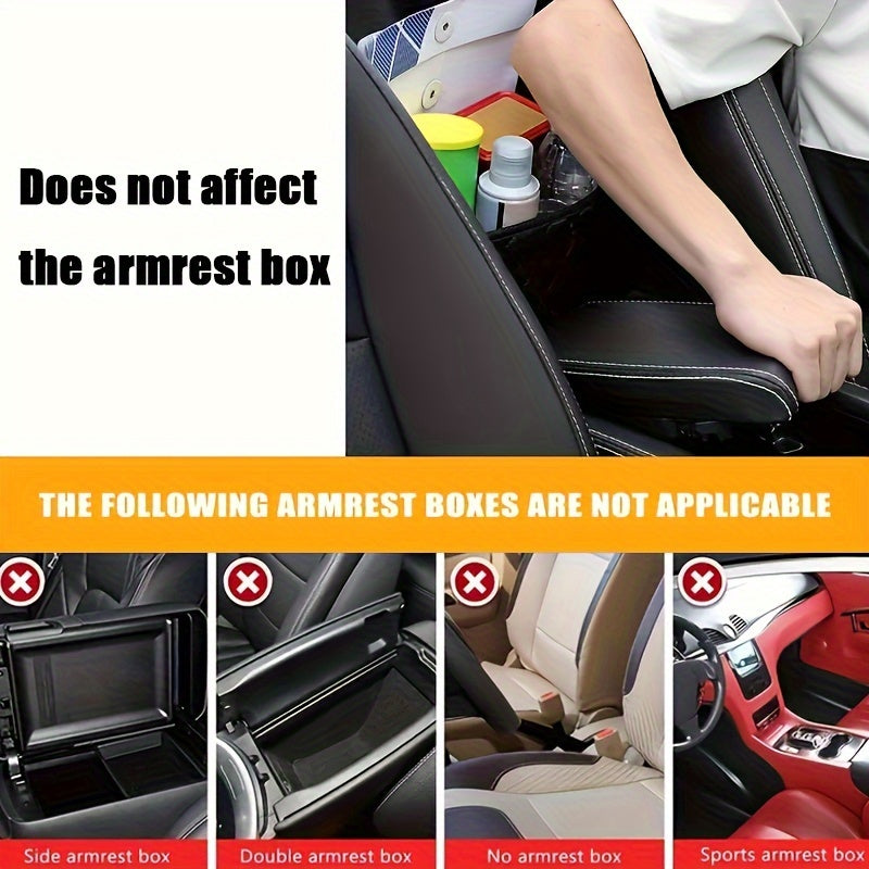 Multifunction Car Seat Back Storage Bag - Car Seats Back Pouch Pocket for Handbag - Delicate Leather