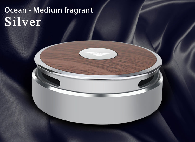 Car Aromatherapy Decoration - Vehicle Essential Oil Solid Balm Perfume Portable Air Freshener Diffuser - Delicate Leather