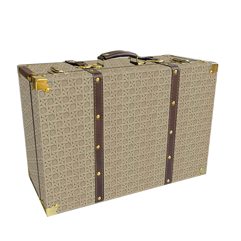 Free Sample Wood Vintage Big Luggage Box