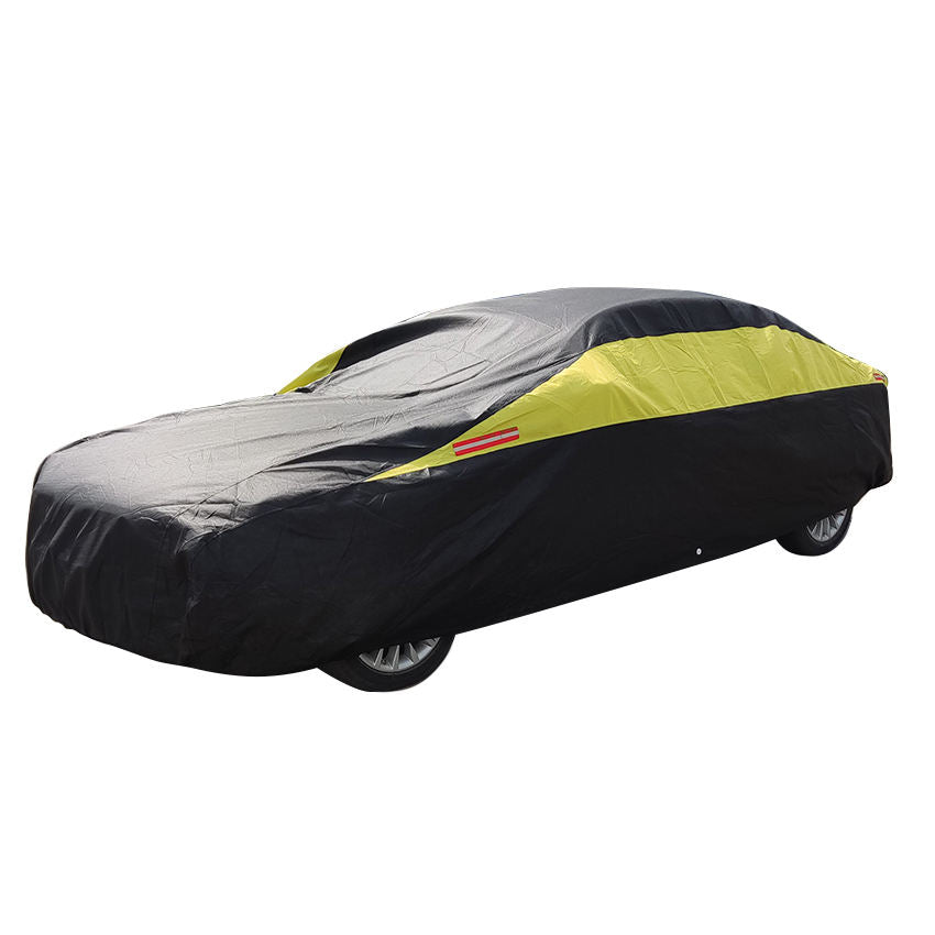 Scratch-Proof Sun, Rain, Dust, UV, Hail Protection Car Cover - Outdoor Waterproof Car Cover - Delicate Leather
