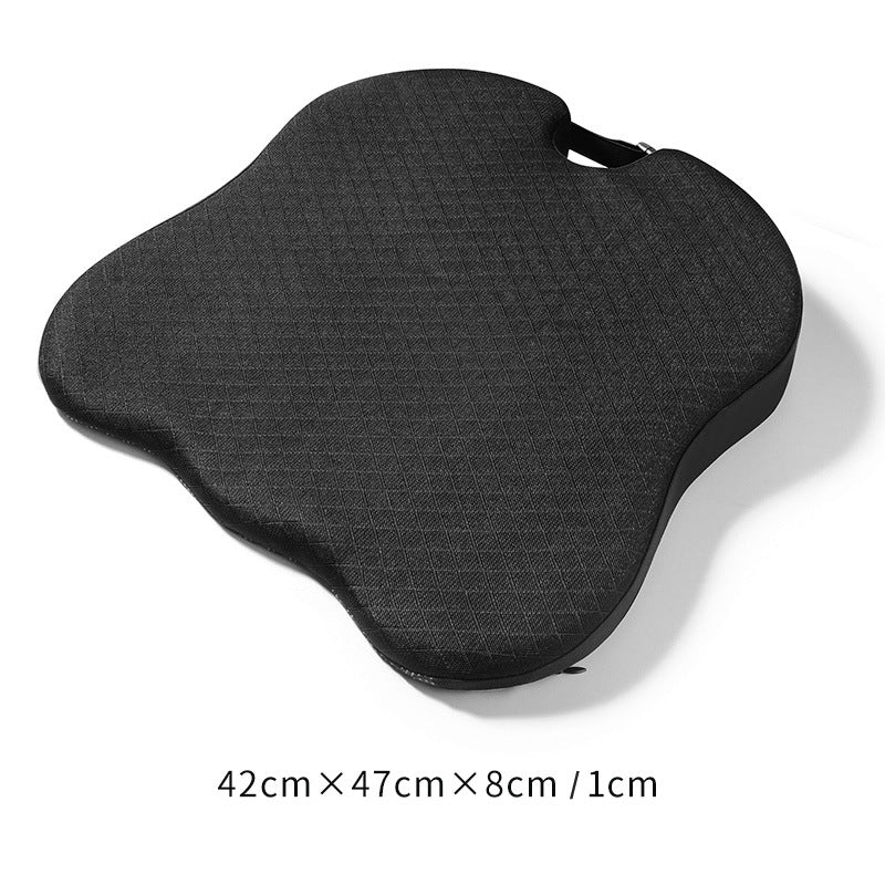 Office Seat Cushion - Memory Cotton Antiskid Butt Cushion - Delicate Leather