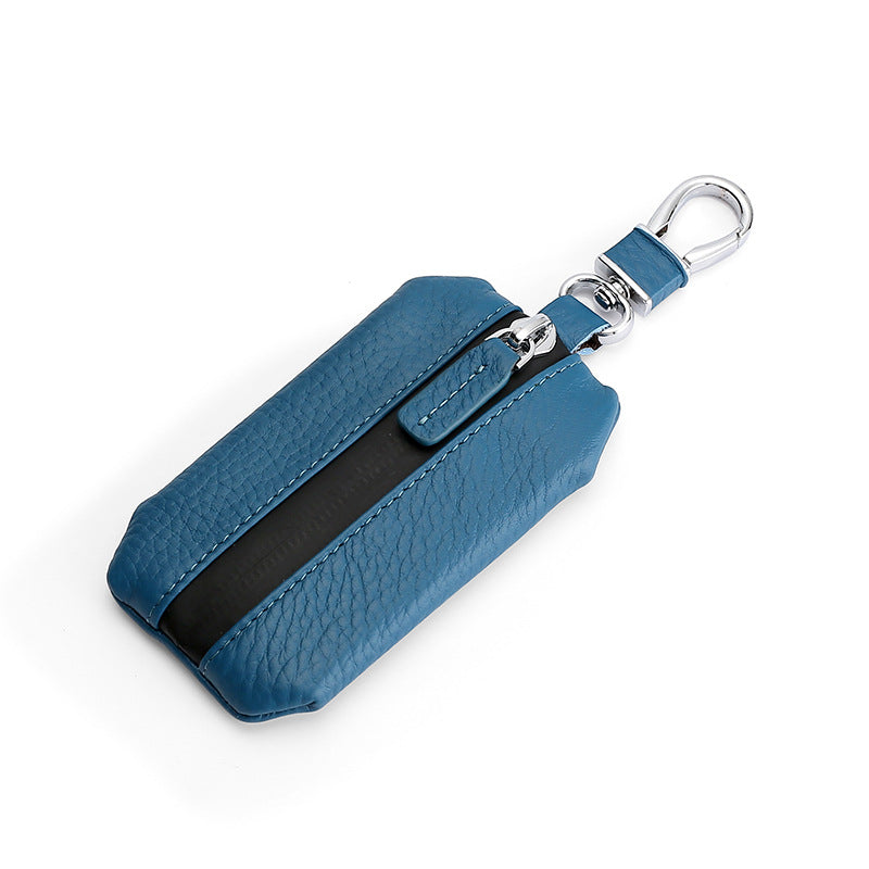 Small Size Real Leather Car Key Case Bag - Key Wallet Bag Key Protector - Delicate Leather