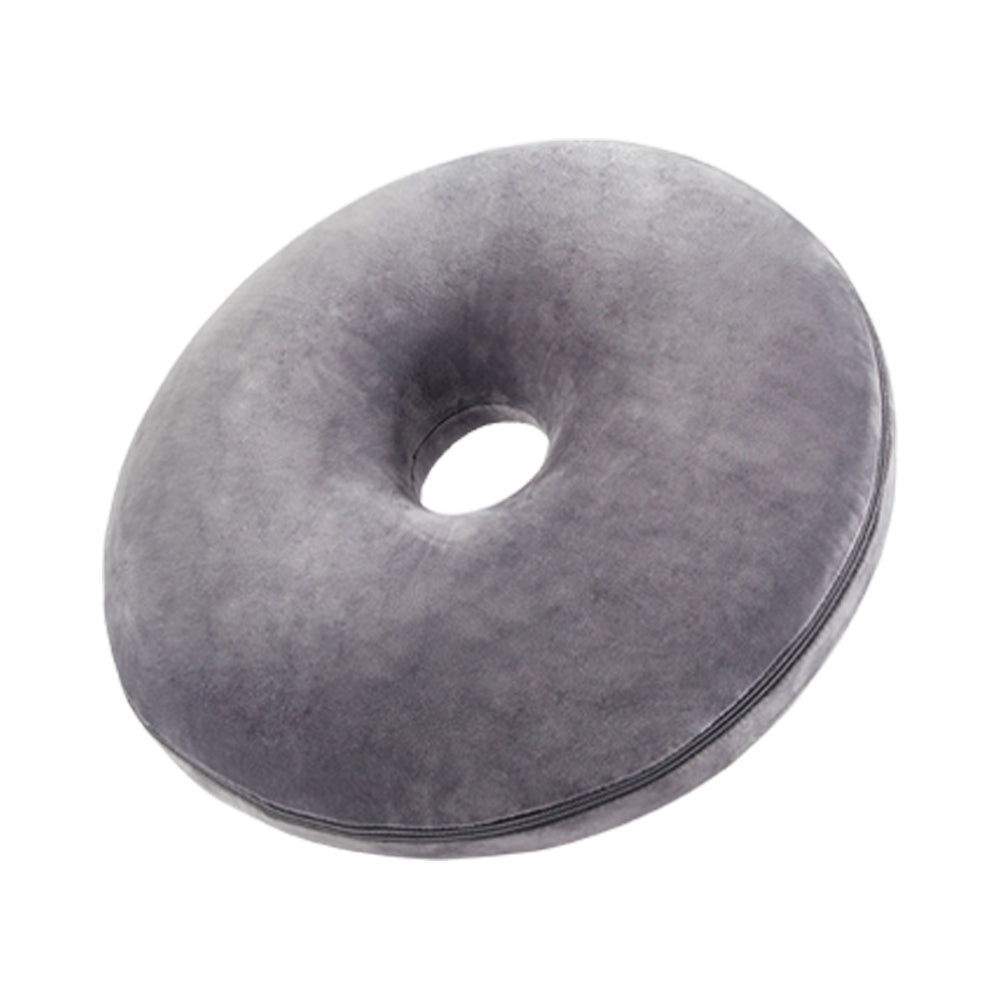 New Office Chair Cushion with Hole - Round Hemorrhoid Cushion - Delicate Leather