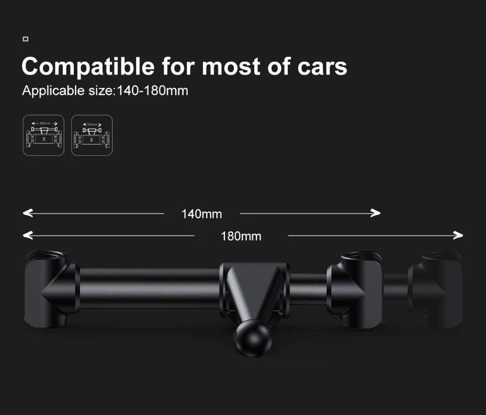 Car Back Seat Mount Tablet Car Holder - Delicate Leather