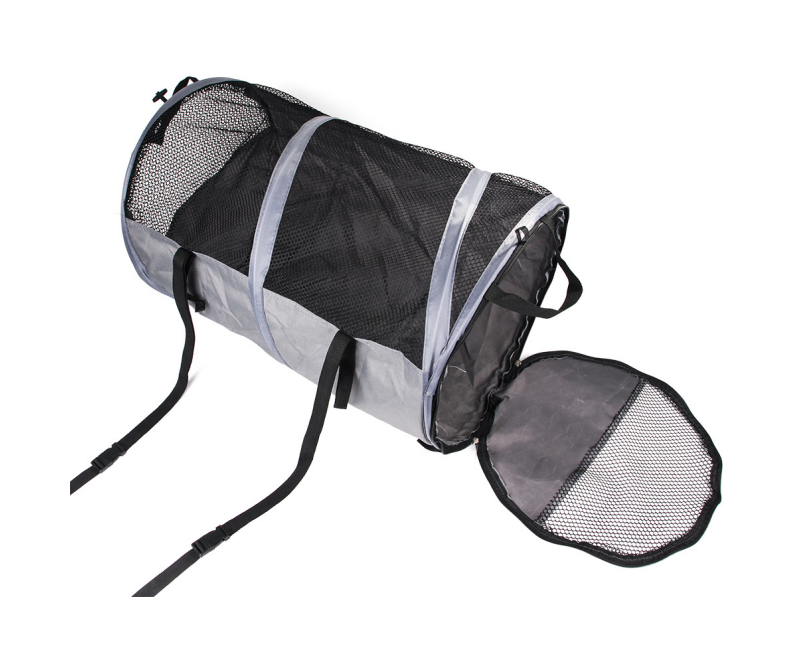 Dog Carriers Rear Back Pet Dog Car Seat Cover Mats - Hammock Protector with Safety Belt for Travel - Delicate Leather