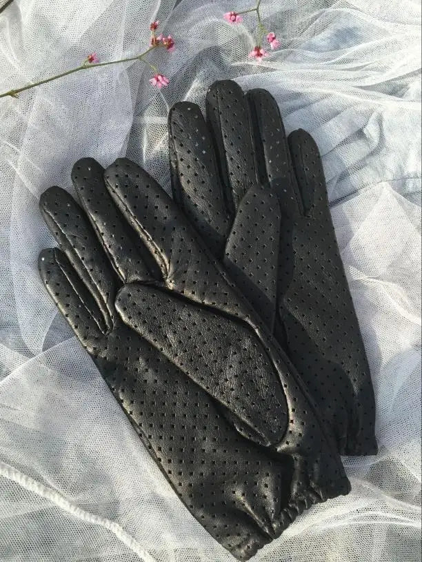 2024 Winter Autumn Women's Fashion Genuine Leather Driving Gloves - Delicate Leather