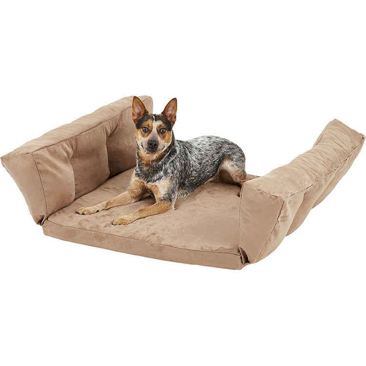 2024 Designer High-Quality Pet Dog Car Seat Cover - Waterproof, Washable, Orthopedic Memory Foam Large Luxury Dog Bed - Delicate Leather
