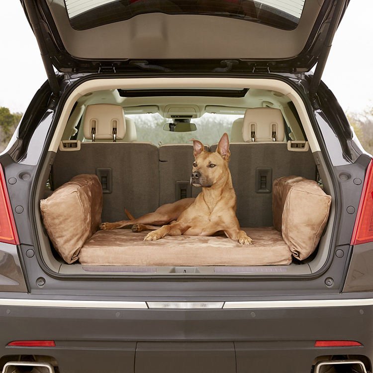 2024 Designer High-Quality Pet Dog Car Seat Cover - Waterproof, Washable, Orthopedic Memory Foam Large Luxury Dog Bed - Delicate Leather