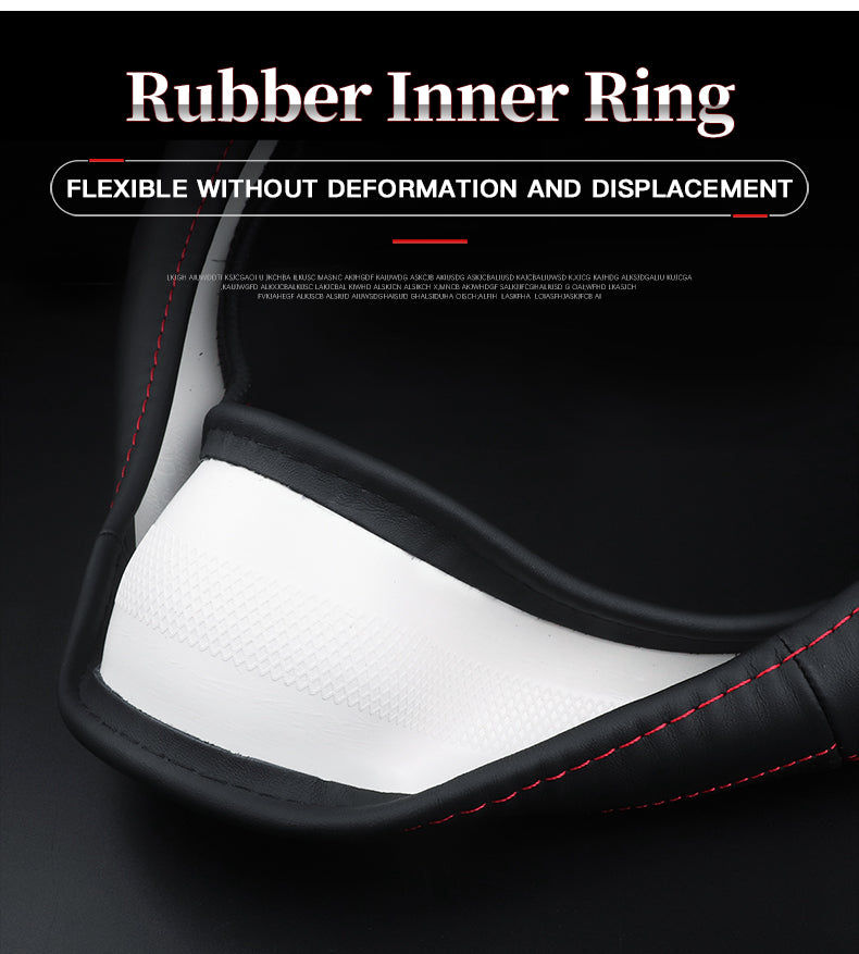 Quality Assurance Car Steering Wheel Cover - Leather - Delicate Leather