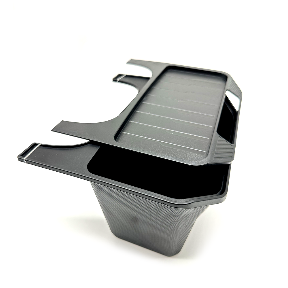 Rear Center Console Box Organizer Case Backseat Storage Box - Delicate Leather