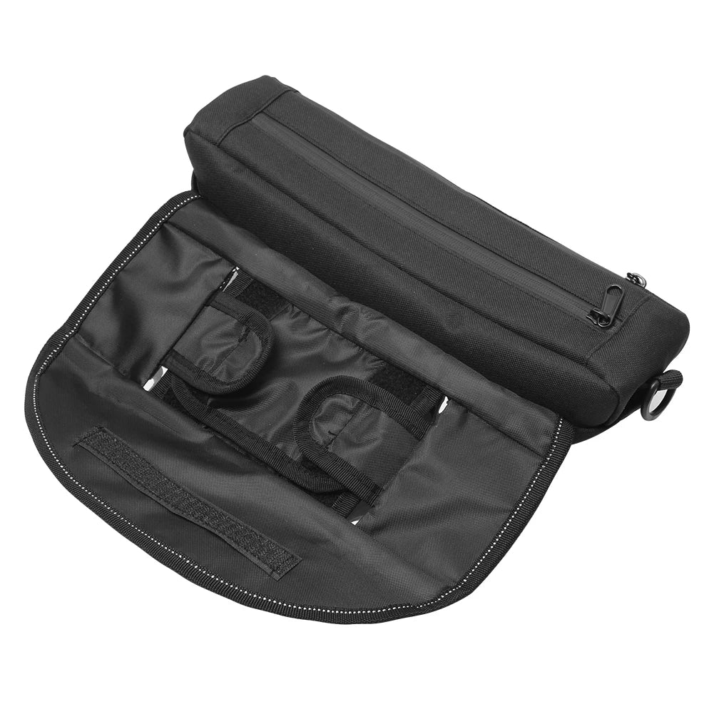 Motorcycle Waterproof Handlebar Travel Storage Bag for Car - Delicate Leather