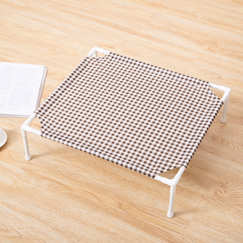 Detachable Cat Hammock Bed - Metal Frame, Cooling Bed for Cats and Small Dogs - Delicate Leather