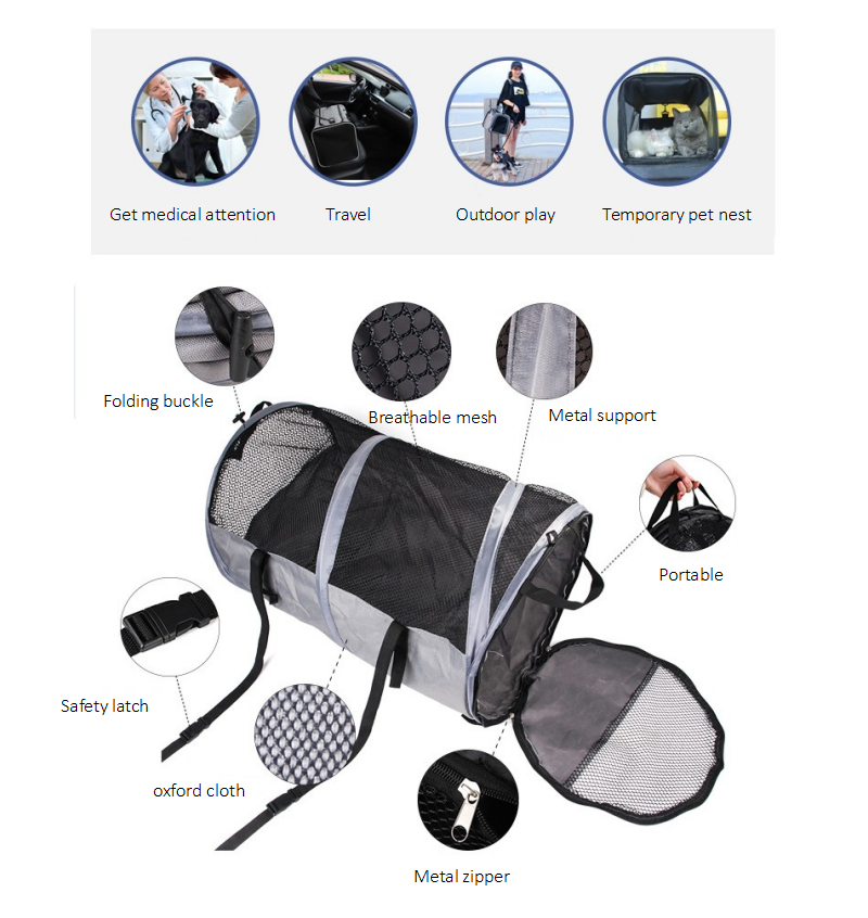 Dog Carriers Rear Back Pet Dog Car Seat Cover Mats - Hammock Protector with Safety Belt for Travel - Delicate Leather