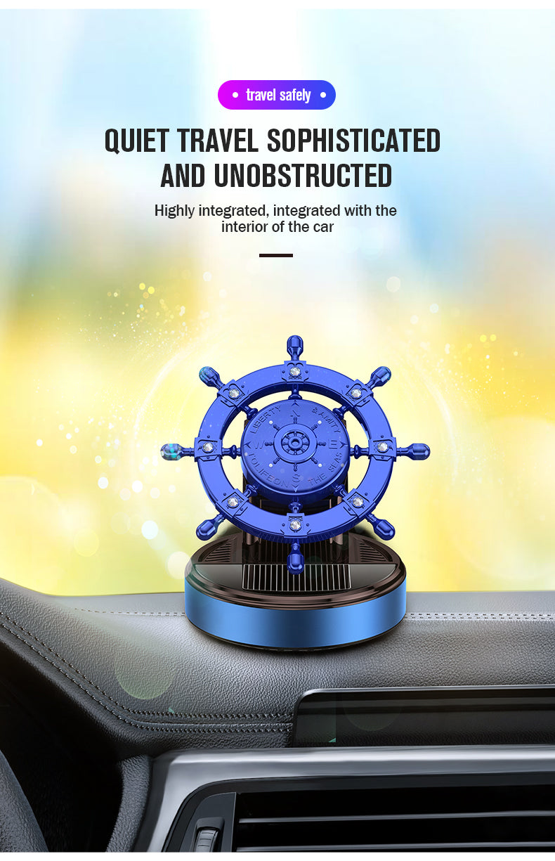 Auto Lüfterfrischer Solar Perfume Organic Odor Car Air Freshener - Delicate Leather