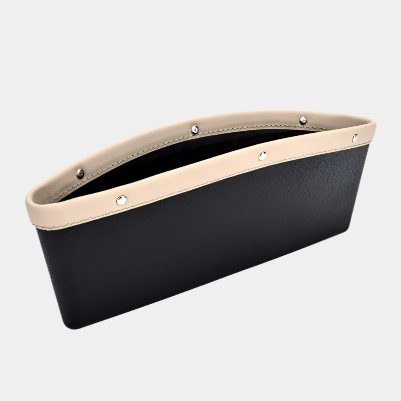 Car Seat Gap Filler Organizer, Custom For All Cars, 2024 Hot Selling Multifunctional PU Leather Car Seat Side Gap Filler Organizer - Delicate Leather
