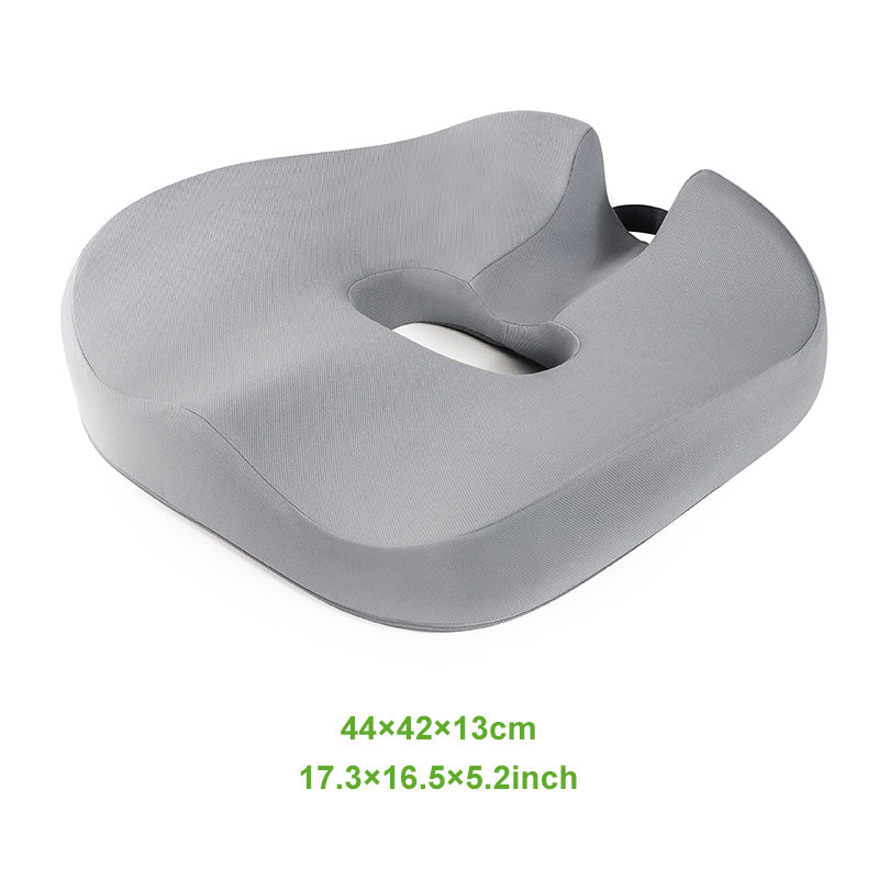 New Memory Foam Seat Cushion Ergonomic Pad Pillow for Office Chair - Delicate Leather