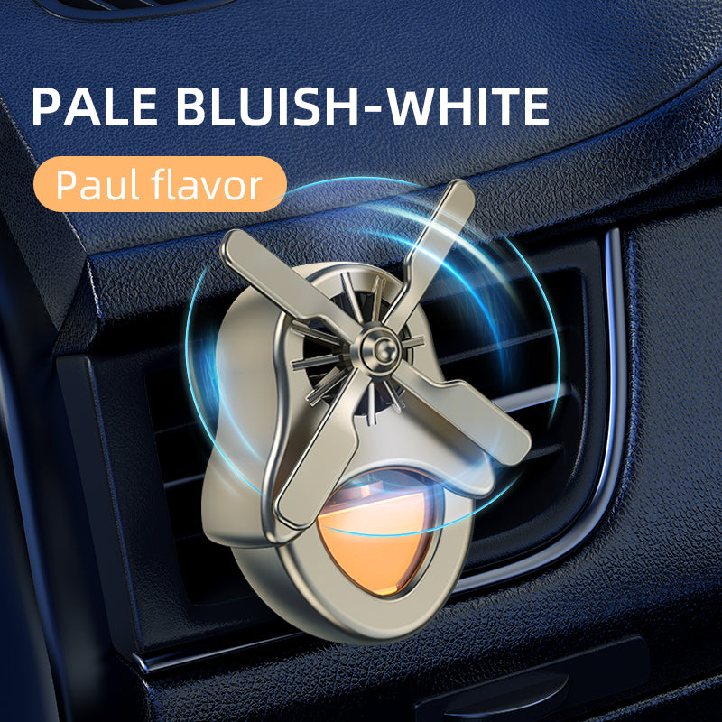 Hanging Fragrance Diffuser Scented Car Air Vent - Replaceable Freshener Fan Sticks Clip