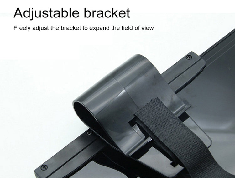 Standard Anti-Glare Adjustable Car Sunshade Sun Visor for Day or Night Driving - Delicate Leather