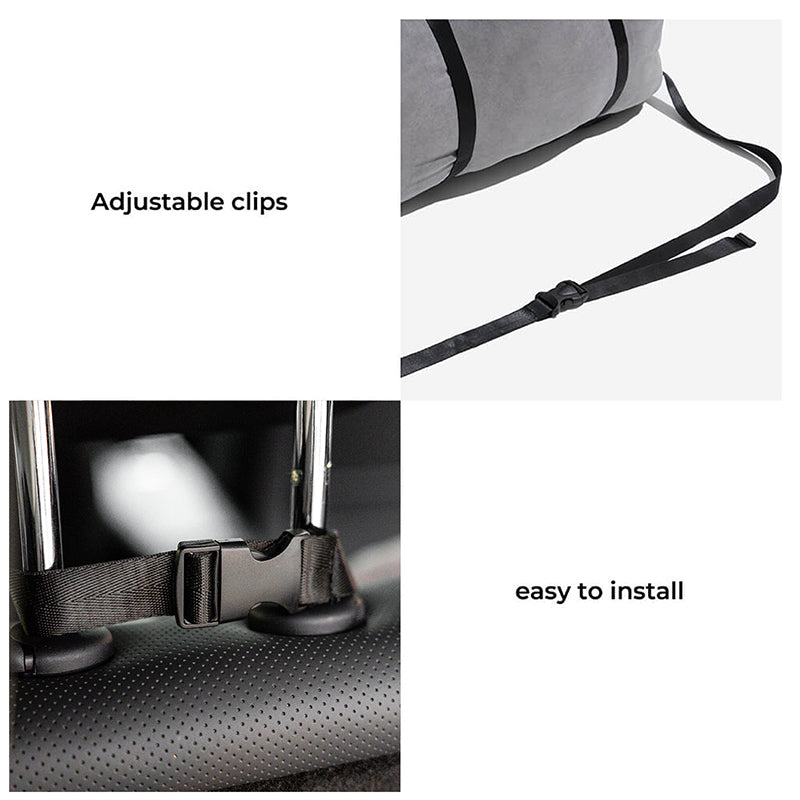 Luxury Removable Waterproof Dog Car Seat Bed - Portable Travel Pet Carrier Bag - Delicate Leather