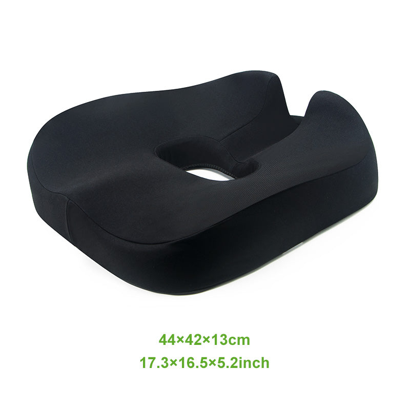 New Memory Foam Seat Cushion Ergonomic Pad Pillow for Office Chair - Delicate Leather