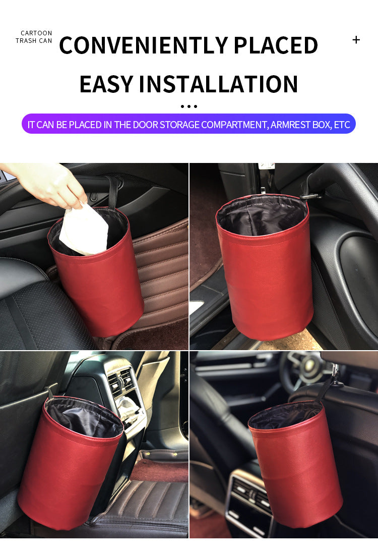 Factory Direct Sale Car Seat Back Garbage Organizer - Delicate Leather