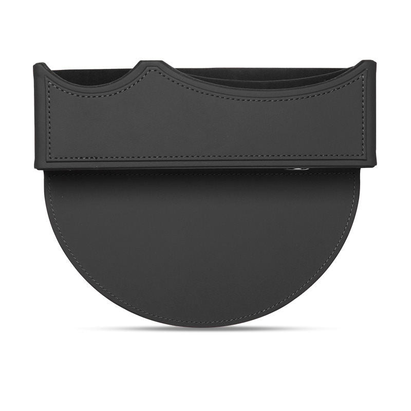 Car Seat Gap Filler Organizer, Custom For All Cars, Luxury Car Seat Side Organizer - Seat Gap Storage Box & Seat Clearance Storage Organizer - Delicate Leather