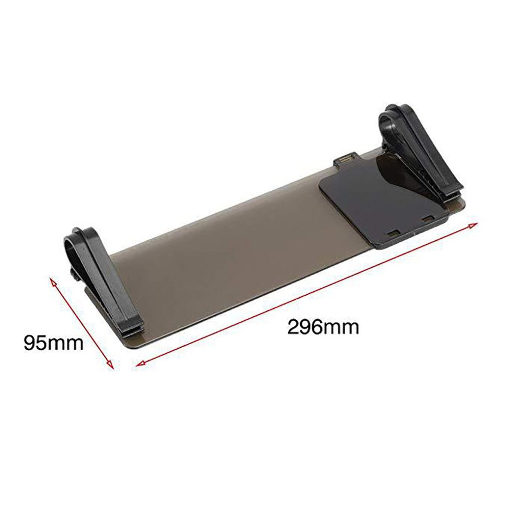Day and Night Anti-Glare Car Sun Visor, Polarized Sunshade Plate, HD Anti-Dazzle, Anti-UV, Rotatable Adjustable Sun Visor Blocker