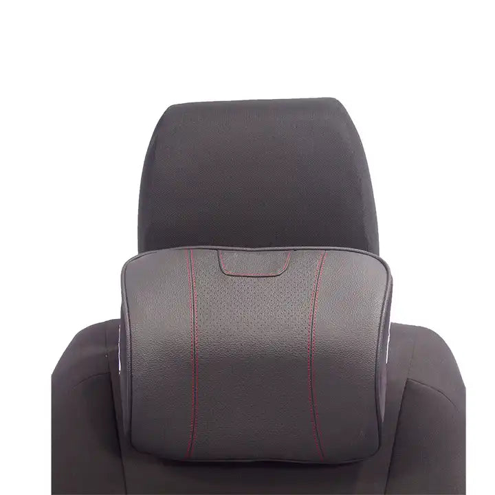 Premium Memory Foam Neck Pillow: Factory Direct Outlet for High-Quality Car Headrest Neck Pillows with Leather Finish - Grade A Adult Comfort - Delicate Leather