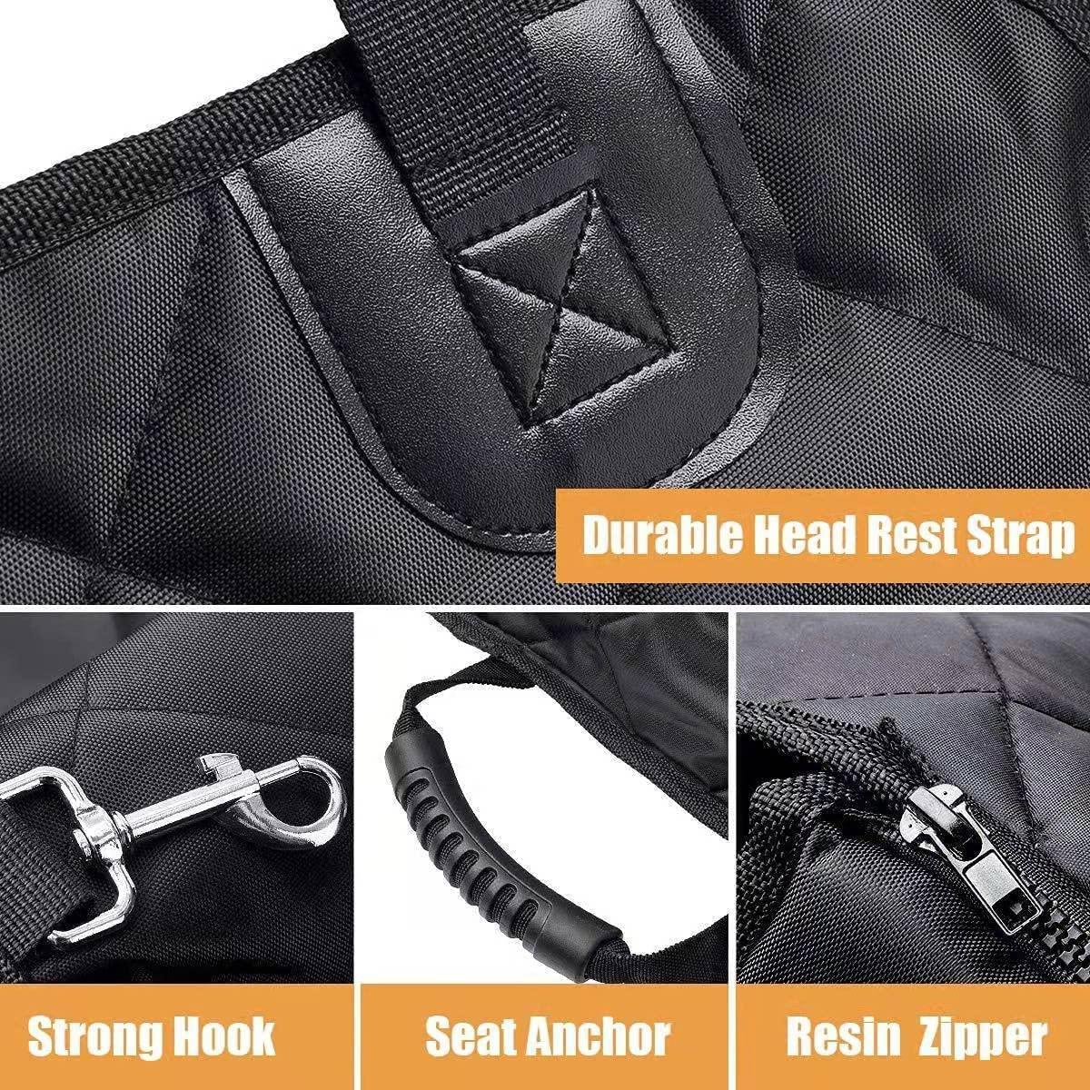 Dog Car Cushion Car Pet Seat Cushion Front Pet Single Seat Cover Waterproof and Collapse-Proof for All Pets - Delicate Leather