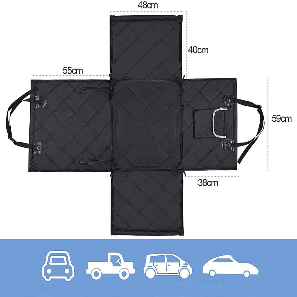 Popular Car Dog Pad Waterproof Rear Seat Cushion Pet Travel Dog Car Stereoscopic Seat Cover - Delicate Leather