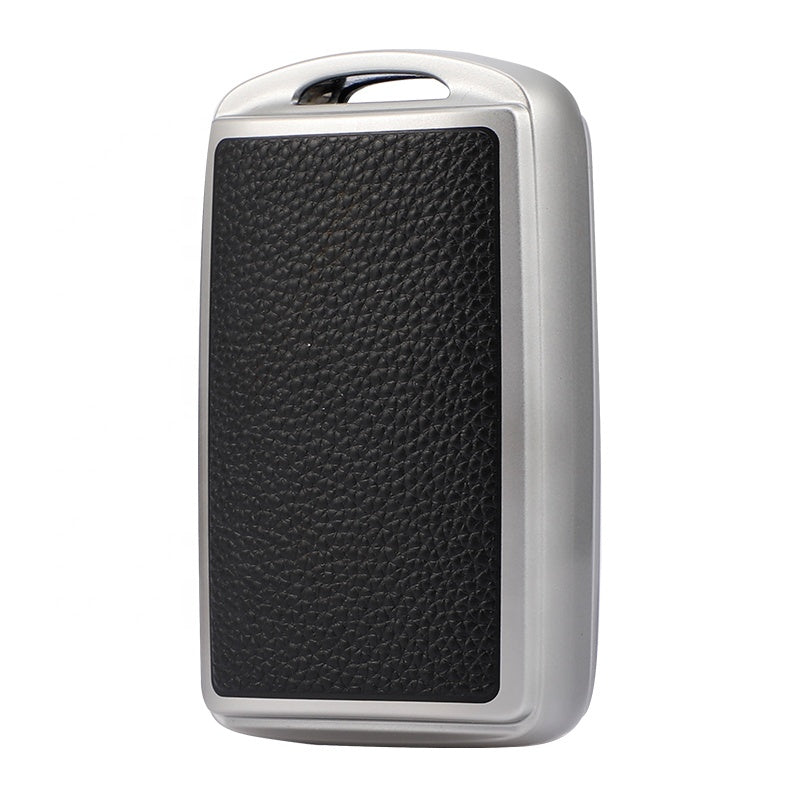 Leather Style TPU Car Key Case - Car Key Shell Cover - Delicate Leather